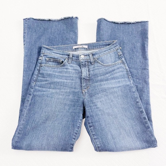 Joe’s Denim Jeans Frayed Hem Bootcut Dark Wash Denim Jeans size 28 - Picture 2 of 8